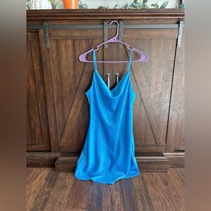 Urban Outfitters Blue Cherry Print Dress